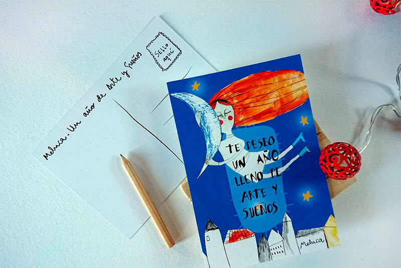 Postal de Navidad "Arte y Sue&ntilde;os" - Imagen 2