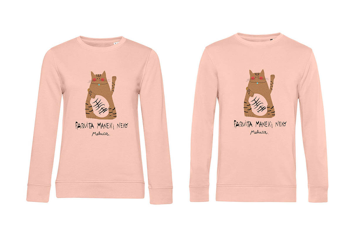Sudadera "Paquita Maneki-neko"